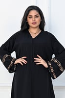 عباية بطرحة لوفرينا 2 مطرز