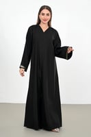 عباية بطرحة غزل معدنيات