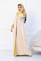 عباية بطرحة جادا 1 لف دبل فيس