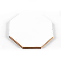 ثماني لون ابيض ( مكعب )