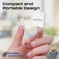 محول لايتينيج بمنفذ مزدوج 2 في 1