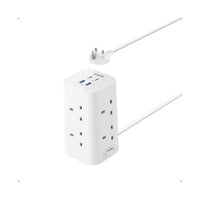 انكر - توصيلة بقوة 20 واط (12 في 1 ) 8 منافذ AC وم...