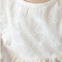 فستان ابيض مقاس (1-3) تركي