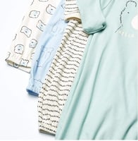 طقم 2 ثوب نوم (0-6) Blue baer