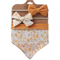 مريله مع ربطات/طوق للشعر