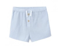 شورت بقماش الشاش ازرق مناسب للجنسين