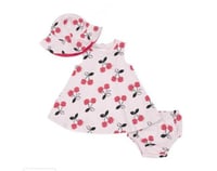 طقم فستان أطفال 3 قطع Cherry ماركة Gerber