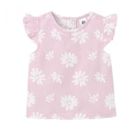 بلوزة بقماش الشاش ورد