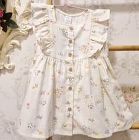 فستان صيفي مورد مقاس (6-9)