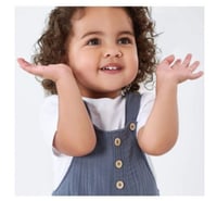 أوفرول بقماش الشاش رمادي مناسب للجنسين