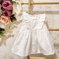 فستان ابيض مقاس (1-3) تركي