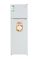 ثلاجة مع فريزر علوي كولين 5.8 قدم ابيض ديفروست صنع...