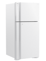 ثلاجة مع فريزر علوي هيتاشي 19.4 قدم ابيض صنع في ال...