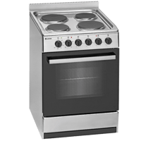 طباخ كهرباء ميرلس 55*55*85 سم 4 عيون استيل صنع في...