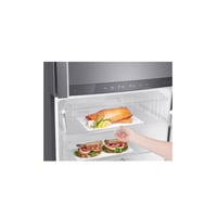 ثلاجة ذكية ال جي | فريزر علوي | مقبض خارجي | توزيع...