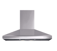 شفاط مطبخ البا 90 سم هرمي سلفر صنع في ايطاليا SILV...