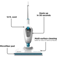 ممسحة بخارية من بلاك اند ديكر 1300 وات مع 10 ملحقا...