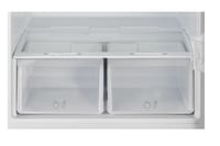 ثلاجة مع فريزر علوي كاندي 18.2 قدم (515 لتر) فضي ص...