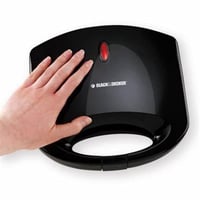 بلاك أند ديكر صانعة الساندوتش 600 واط شريحتين مودي...