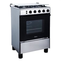 طباخ قائم ميديا ستيل 60*60 سم 4 عيون غاز صنع في ال...