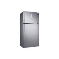 ثلاجة مع فريزر علوي سامسونج - 20.7 قدم التبريد الت...