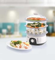 جهاز طهي بالبخار من بلاك اند ديكر 775 وات - 3 طبقا...