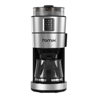 صانعة قهوة هومكس  1000W 10 كوب بالفلتر مع مطحنة لل...