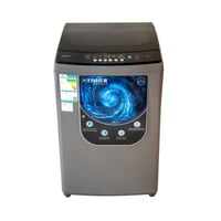 غسالة ملابس فيشر 17 كيلو تعبئة علوية اتوماتيك لون...