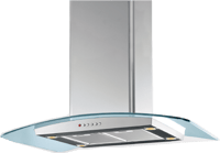 شفاط مطبخ البا 90 سم جزيره زجاجي صنع في ايطاليا AS...