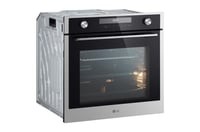 فرن مدمج حجم 72 لتر لطهي متساوٍ لون فضي من إل جي -...