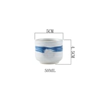 مجموعة أكواب حجم 50 مل طراز ياباني فاخر