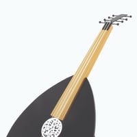 تحفة عود خشبي باللون الأسود