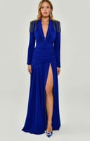 فستان سهرة كريب