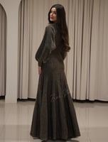 فستان شاين تريكو طويل