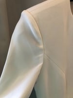 فستان كريب راقي باهداب منسدلة