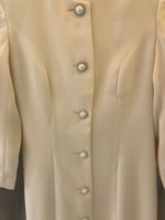 فستان كريب راقي باهداب منسدلة