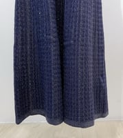 فستان محبوك كحلي