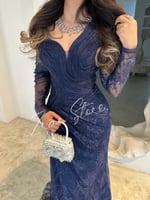 فستان سهره دانتيل كحلي