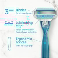 امواس جيليت فينوس 3 شفرة حلاقة - 2 ملحق