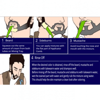 صبغة شعر اللحية للرجال من بيجن - بني غامق B103