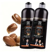 ناتشورال شامبو صبغة شعر بزيت الارغان 400 مل - أسود...