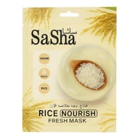 قناع الوجه بخلاصة الأرز من ساشا