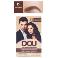 بودرة صبغ الحواجب والشعر من دو - كستنائي بني D