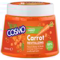 صنفرة للوجه والجسم بالجزر من كوزمو - 500 مل