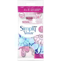 جيليت سيمبلي فينوس 3 شفرة حلاقة 5 قطع