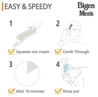 صبغة شعر للرجال خالية من الأمونيا من بيجن - أسود ط...