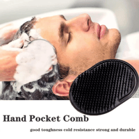 فرشاة الجيب لتصفيف الشعر وتدليك فروة الرأس - قطعة...