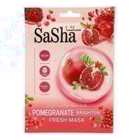 قناع الوجه بخلاصة الرمان من ساشا