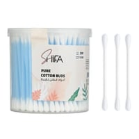 اعواد قطن نقية من شفا - 200 قطعة