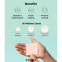 لصقات حب الشباب من كوسركس - 24 قطعة